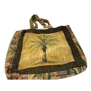 Tropical‎ Tapestry Tote Bag Overnight Chad Barrett Palm Trees Pacific Palmetto